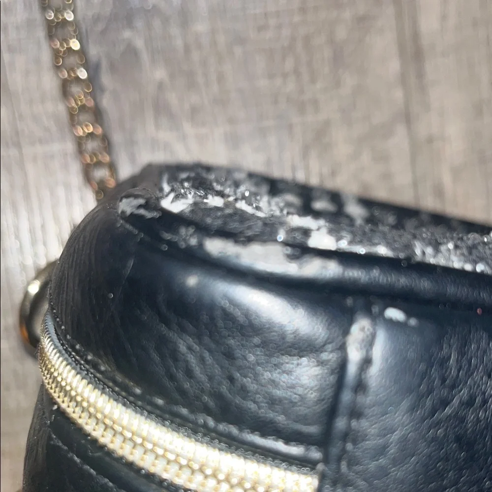 Itzy Ritzy Plaid Crossbody Bag in Black and White
